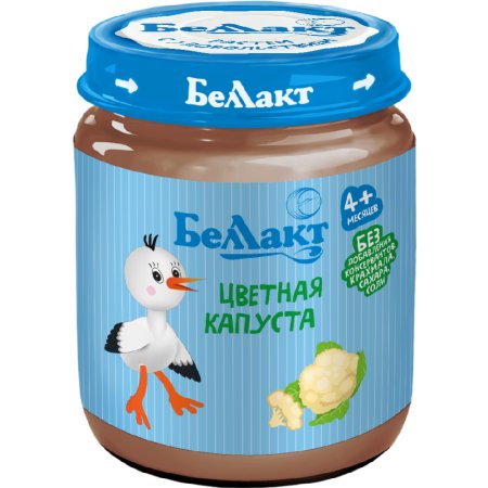 Пюре «Беллакт» цветная капуста, 100 г.