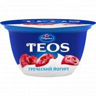 Йогурт греческий «Teos» вишня, 2%, 140 г.