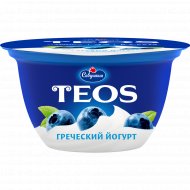 Йогурт греческий «Teos» черника, 2%, 140 г.