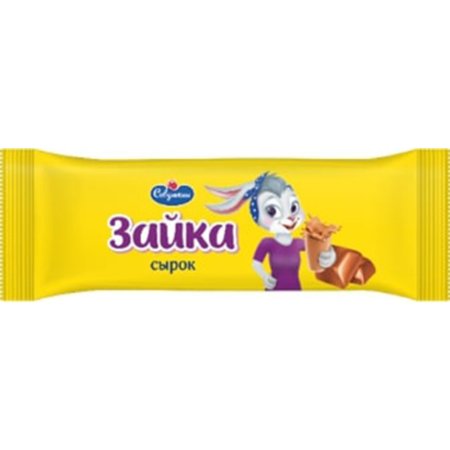 Сырок творожный «Зайка» глазированный с какао, 20%, 40 г
