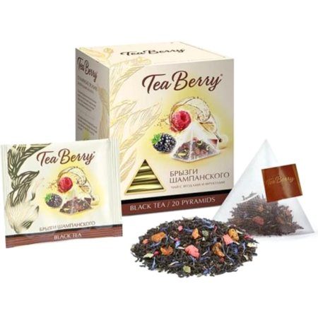 Чай черный «TeaBerry» Брызги шампанского, 20 шт