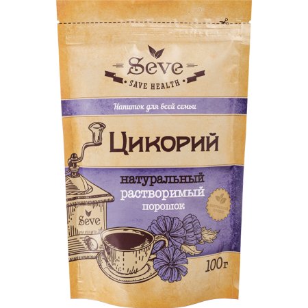 Цикорий «Seve» растворимый порошок, 100 г.