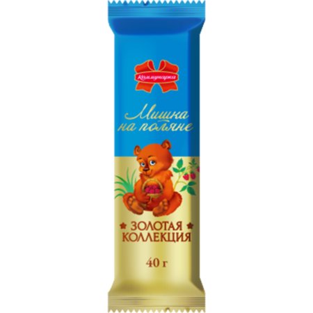 Конфета «Мишка на поляне» золотая коллекция, 40 г