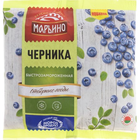 Черника «Марьино» замороженная, 300 г