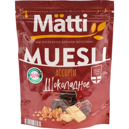 Мюсли «Matti» шоколадное ассорти, 250 г