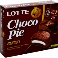 Печенье «Choco Pie» Lotte, какао, 336 г.