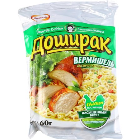 Лапша «Доширак Yammi» со вкусом курицы, 60г.