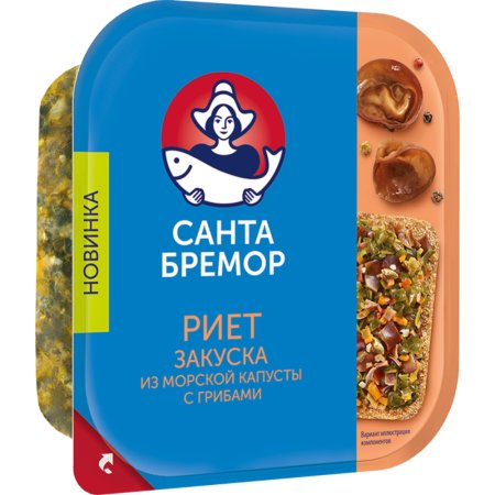 Риет «Санта Бремор» закуска с грибами, 150 г