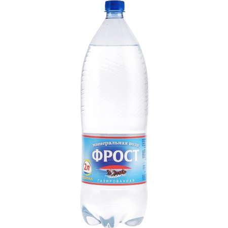 Вода минеральная «Фрост» газированная, 2 л