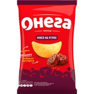 Чипсы «Онега» со вкусом мяса на углях, 120 г