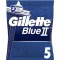 Одноразовые бритвы «Gillette» Blue II с хромовым покрытием, 5 шт.