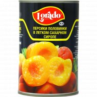 Персики в легком сиропе «Lorado» 425 мл.