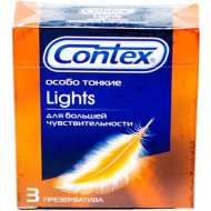 Презерватив «Contex» Lights особо тонкие 3 шт.