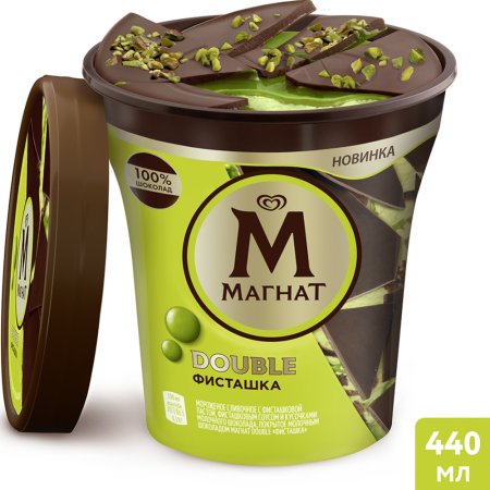 Морож.«МАГНАТ DOUBLE» (фисташка) 440мл
