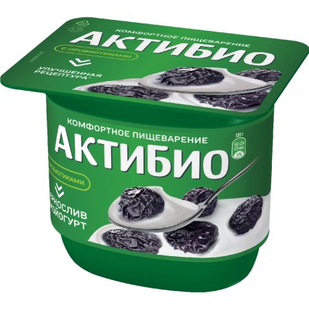 Биойогурт «АктиБио» с черносливом 2,9%, 130 г
