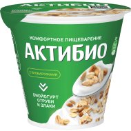 Биойогурт«АКТИБИО»(2.9%,отруби/злак)220г