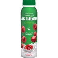 Биойогурт «АктиБио» с вишней и семенами чиа, 1.5%, 260 г