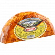 Сыр «Сулугуни» копченый с перцем 45-52%, 1 кг.
