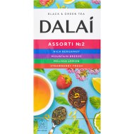 Чай зеленый и черный «Dalai» ассорти №2, 24 конверта