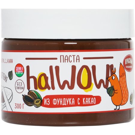 Паста«HALWOW»(фундук/како)300г