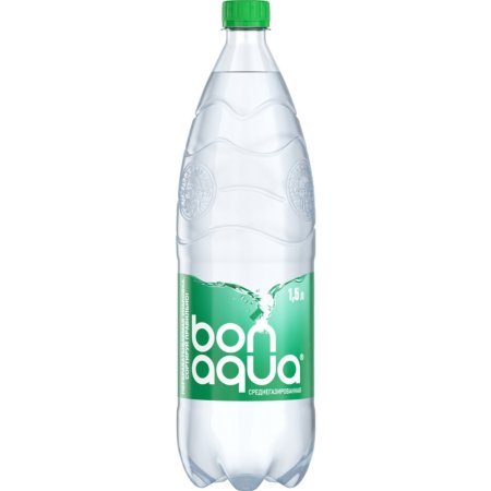 Вода питьевая «Bonaqua» среднегазированная, 1.5 л.