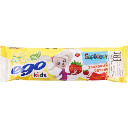 Батончик злаковый«EGO KIDS»(клуб.дес)25г