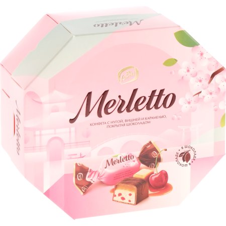 Конфеты «MERLETTO» (с вишней) 150г