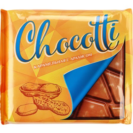Плитка конд.«CHOCOTTI»(карам/арахис)80г