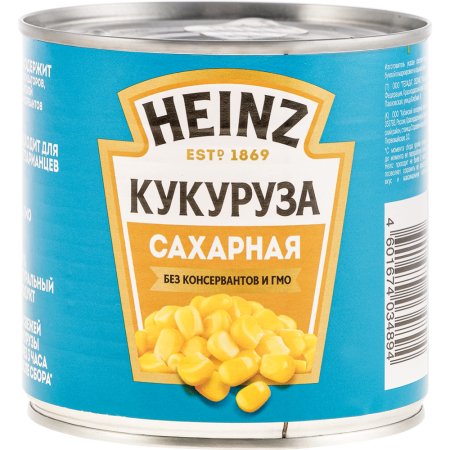 Кукуруза консервированная «Heinz» сахарная, 340 г