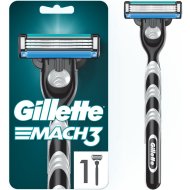 Бритва мужская «Gillette» Mach 3 с 1 сменной кассетой, 1 шт