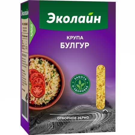 Крупа пшеничн«ECOLINE»(Булгур,короб)800г