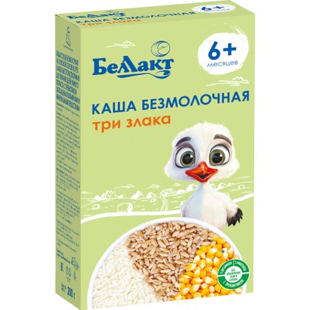 Каша«БЕЛЛАКТ»(б/мол,3 зл,вит/мин)200г