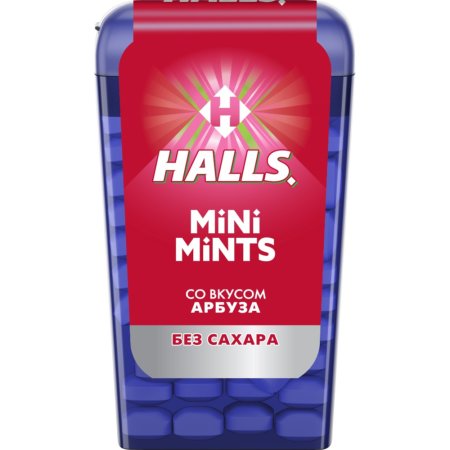 Конфеты «Halls» Mini Mints, со вкусом арбуза, 12.5 г