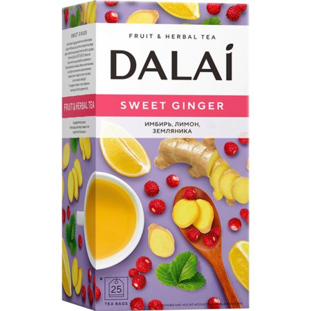 Напиток чайный «Dalai» sweet ginger, 25х1.2 г