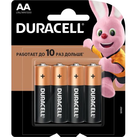 Элемент питания «Duracell» LR6/MN1500, 4 шт
