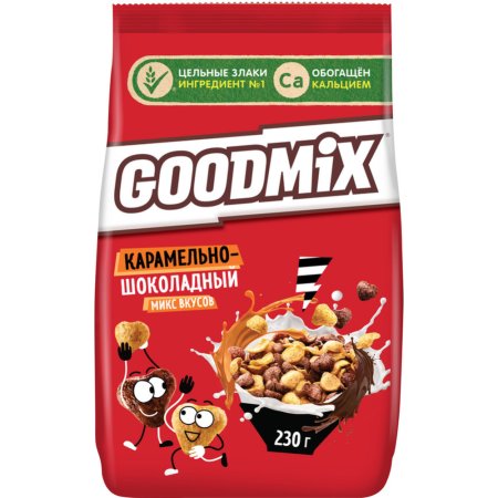 Завтрак готовый «Goodmix» карамельно-шоколадный микс, 230 г