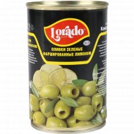 Оливки зеленые «Lorado» фаршированные лимоном, 300 г.