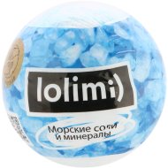 Бомба для ванн «Lolimi» морские соли и минералы, 135 г