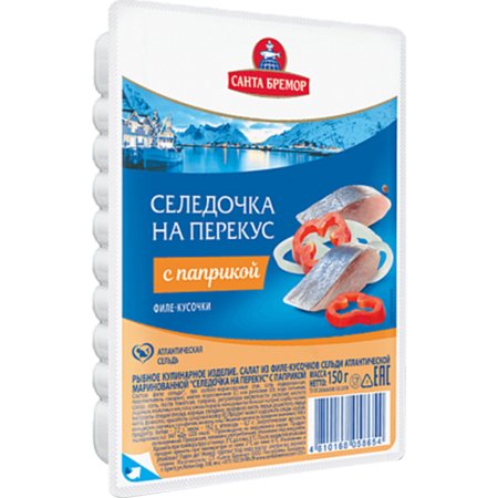 Сельдь«СЕЛЕДОЧКА НА ПЕРЕКУС»(паприк)150г
