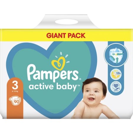 Подгузники«PAMPERS»(AB,р3 6-10кг)90шт