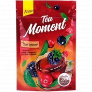 Чай черный «Tea Moment» черная смородина, ежевика и клюква, 20х1.2 г.