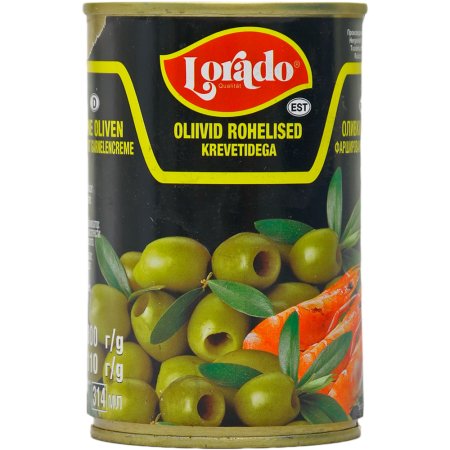Оливки «Lorado» фаршированные креветками, 300 г.
