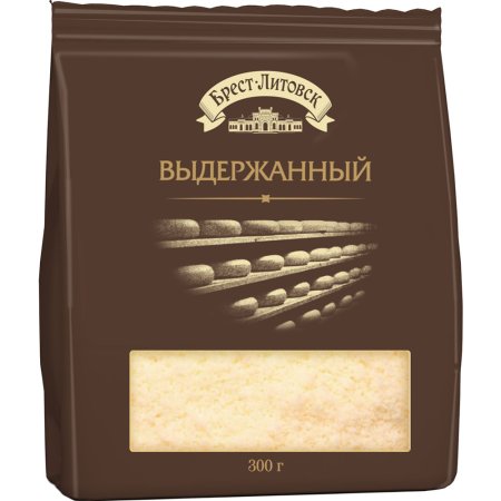 Сыр твер­дый «Брест-Ли­тов­ск» Вы­дер­жан­ный, тертый, 45%, 300 г