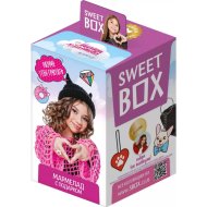 Мармелад жевательный в ассортименте «Sweet Box» с подарком, 10 г