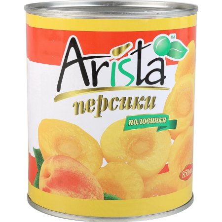 Персики консервированные «Arista» половинки, 820 г