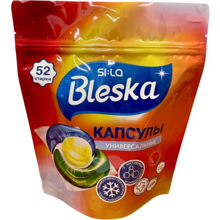 Средство моющее для стирки «SI:LA Bleska» капсулы, 52 шт