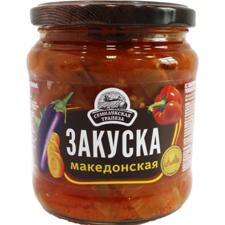 Закуска «СЕМИЛУКСКАЯ ТРАПЕЗА»(макед)460г