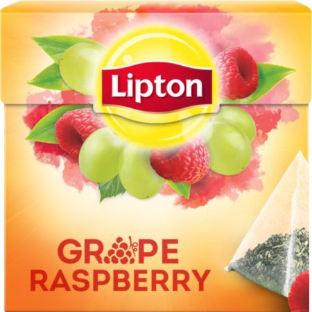 Чай черный «Lipton» grape raspberry 20 пакетиков.