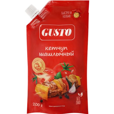 Кетчуп «GUSTO» (шашлычный) 200 г