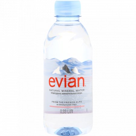 Вода минеральная «Evian» негазированная, 0.33 л.